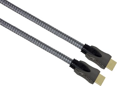 GE 87676 16-Feet A Plug to A Plug HDMI Cable, Braided