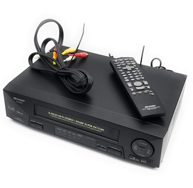 Sharp VCH810U 4-Head Hi-Fi VCR (Without Remote and Batteries)