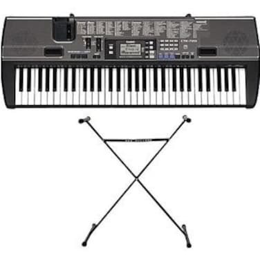 Casio CTK-720 Electronic Keyboard with Stand, AC Adaptor and Instructional DVD