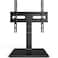 Universal TV Stand - Table Top TV Stand for 27-60 inch LCD LED TVs - 9 Level Height Adjustable TV Base Stand with Tempered Glass Base &amp; Wire Management, VESA 400x400mm