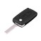 Qiilu Keyless Entry Remote Control Key, 2 Buttons Car Ignition Key Fob 433MHz with Uncut Blade for Peugeot 207 307 308 407 807
