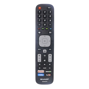 Original Sharp Genuine New EN2AD27S TV Remote Control Compatible with TVs LC-40N5000U LC-43N5000U LC-43N6100U LC-43N7000U LC-50N5000U LC-50N6000U LC-50N7000U LC-55N620CU LC-55N5300U