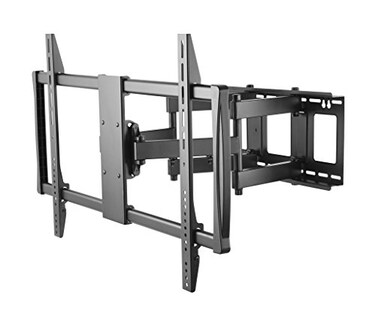 HumanCentric Full Motion Articulating TV Wall Mount Bracket   Fits 75, 80, 85, 90, 100" Flat Screen and Curved TV Monitors Up to 900 x 600 VESA   Features Full Motion Swivel, Tilt, &amp; Rotation