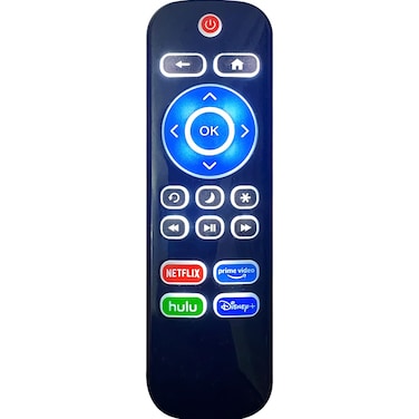 Replacement Backlit TV Remote Control for Roku TV, for TCL/Hisense/Sharp/Philips/Onn/Element/Insignia/Westinghouse Roku TV (NOT for Roku Stick or Box)