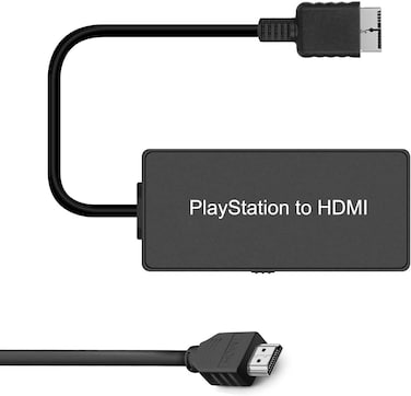 Azduou PS2 to HDMI Converter HDMI Cable for PlayStation 2/ PlayStation 3 Console. Connecting PS2/ PS3 to HDTV with True Ypbpr HD Signal Output (100% Improve Video Quality)