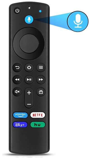 New Voice Remote Replacement for FireStick 3rd Gen TV (L5B83G), Fit for TV Stick/ 4K Max, 2nd Gen, Lite, Cube(1st Gen &amp; 3nd Gen), for TV (3rd Gen, Pendant Design)