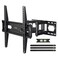 USX MOUNT TV Wall Mount for 32-65 inch Flat Screen/LED/4K TVs up to 110lbs, Full Motion TV Bracket, Swivel/Tilt TV Mount with Articulating Dual Arms, Max VESA 400x400mm, Fits 12/16" Wood Stud