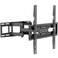 WALI Full Motion TV Wall Mount for Most 32-70 inch Flat Curved TV, Swivel Extension Tilting Leveling TV Mount Bracket Max Mounting Holes 400x400mm, Holds up to 88 lbs &amp; 12/16" Wood Studs