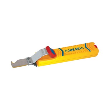 Jokari 10280 Secura Cable Stripping Knife for All Standard Round Cables, No. 28H, 17cm L x 2.9cm W x 3.5cm H