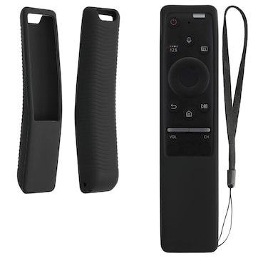 kwmobile Silicone Case Compatible with BN59-01274A / BN59-01330B - Cover Protective Case for TV Remote Control - Black