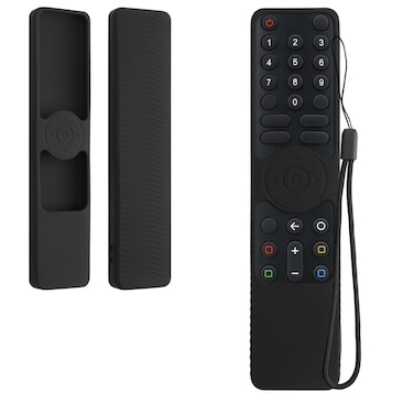 kwmobile Case Compatible with Xiaomi Smart TV 4S 4A XMRM010 Case - Soft Silicone Cover for Remote Control - Black