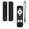 kwmobile Case Compatible with MECOOL KD3 Android TV Stick Case - Soft Silicone Cover for Remote Control - Black