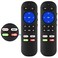 Pack of 2 Remote Compatible with All Roku TV Remote, Universal for Hisense Roku/TCL Roku/Onn Roku/Element/Sharp/Haier/Hitachi/LG/Sanyo/JVC/Magnavox/RCA/Philips/Westinghouse Roku Series Smart TV