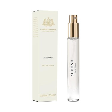 Caswell-Massey Almond Eau de Toilette Discovery, Indulge in the Warm and Inviting Scent of Almond, Cherry &amp; Sandalwood, Sample Size Vial, Perfume for Men &amp; Women, 0.25 Fl Oz