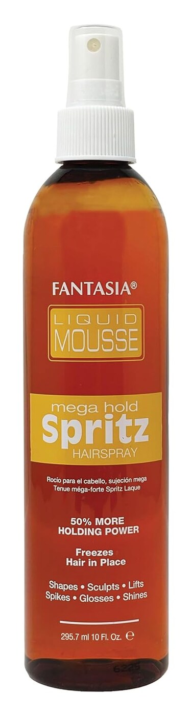 Fantasia Liquid Mousse Spritz Hair Spray Mega Hold 10.0 Fl Oz (Pack of 1)