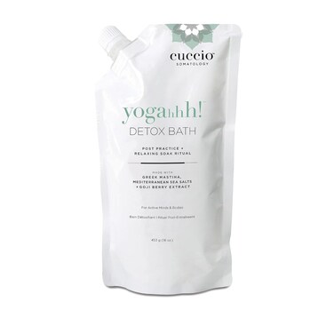 Yogahhh! Detox Bath - Post Workout Relaxing Body Soak - Vegan Formula - Epsom Salts, Goji Berries, Eucalyptus, Greek Mastiha - 16 oz