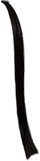 Amscan Long Synthetic Hair Extension, 15", Black