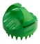 Scalp Massager Exfoliator &amp; Shampoo Brush &amp; Scrubber with Soft Silicone Bristles for Dandruff Removal &amp; Hair Growth. Advanced Durable Design for Wet or Dry Hair. (Green)