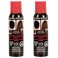 Jerome Russell Spray On Hair Color Thickener Jet Black - Instant Bald Spot Root Cover Up, Hair Thickener Spray for Fine and Thinning Hair, 3.5 oz, 2-Pack