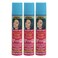 Jerome Russell Temp'ry Spray-on Pink Hair Color, 2.2oz x 3 pack