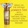 Jergens Natural Glow Instant Sun Body Mousse, Self Tanner for Deep Bronze Tan, Sunless Tanning Body Bronzer for Natural Looking Color Instantly, 6 Oz, Pack of 2