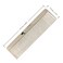 Masculine Craft Co Stainless Steel Hair and Beard Comb - Anti Static Mustache Straightener and Shaper Tool - Best Professional Grooming for Curly or Straight Hair - Fits Men's Wallet Pocket - Silver