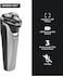 MEMBERS ONLY Electric Razor for Men, Lithium Metallic Cordless 3 Heads Rotary Shaver, Precision Trimming, Close Shave with Built-in Pop-up Trimmer, IPX6 Waterproof, USB Rechargeable Battery