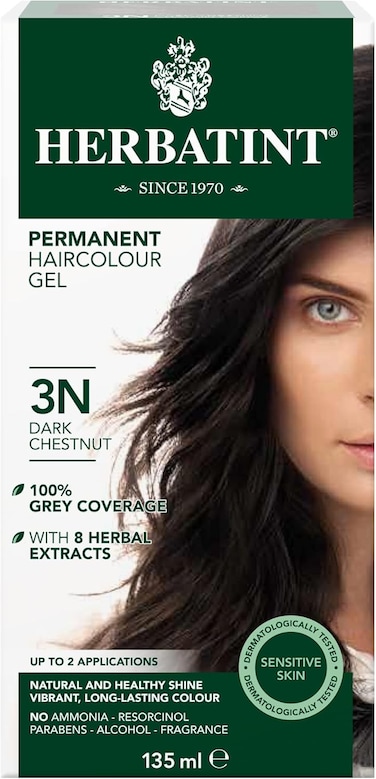 Herbatint Permanent Herbal Haircolour Gel 3N Dark Chestnut - 135 mL