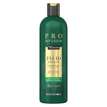 TRESemm&eacute; Cruelty-free Pro Infusion Fluid Smooth Conditioner For Silky &amp; Supple Hair Infused With Natural Coconut Droplets + Plant-Based Salon Protein + Niacinamide 16.5oz