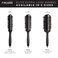 Elite Thermal Ceramic x Ionic 1.25 Inch Round Hair Brush for Expert Blowouts, Hair Drying, Extended Barrel for Anti-Static Styling, Smoothing, Straightening, and Shine, Ideal for Short Hair