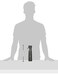 Studio Experience Continous Mist Spray Bottle for Hairstyling, Curly Hair, Face, Plants, Cleaning, 10 Ounces / 300 mL, Black