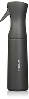 Studio Experience Continous Mist Spray Bottle for Hairstyling, Curly Hair, Face, Plants, Cleaning, 10 Ounces / 300 mL, Black