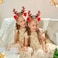 Christmas Headbands, Christmas Glitter Elk Antlers Headbands, Cute Xmas Hair Bands Holiday Party Gift for Girls Women