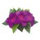 Hawaii Hair Clip Foam Flower Cluster Plumeria Purple
