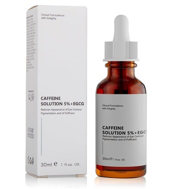 Caffeine Solution 5% + EGCG Eye Serum for Skin Care Caffeine Eye Serum Hyaluronic Acid Serum Reducing Puffiness and Dark Circles, Niacinamide Serum Under Eye Serum, Under Eye Bags and Wrinkles 30ml