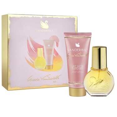 Gloria Vanderbilt No.1 Gift Set Perfume 1 oz Eau de Toilette for Women with 3.4 oz Perfume Lotion for Women, Elegant Fragrance Giftset