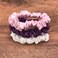Celestial Silk Mulberry Silk Scrunchies for Hair (Small, Plum, Pink, White)