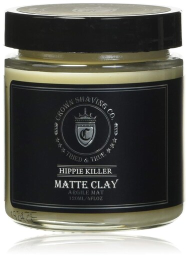 Crown Shaving Hippie Killer Matte Styling Clay , 120 milliliters/4 ounces
