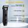 Beard Trimmer+Groin &amp; Body Hair Trimmer+foil Shaver+Nose &amp; Ear Hair Trimmer 4 IN1 Men's Grooming Kit,Manscape Ball Trimmer for Men,with Travel Lock,Shed Toiletry Bag，LED Display