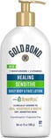 Gold Bond Healing Sensitive Daily Body &amp; Face Lotion for Dry, Sensitive Skin, 13 oz.