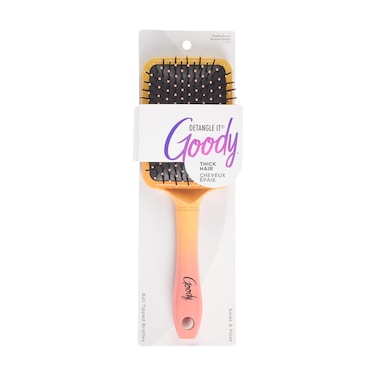 Goody Dream Detangle It Paddle Brush, Detangler Brush with Flexible Bristles, Use as a Detangling Brush or Styling Brush to Tackle Tangles, Knots &amp; Reduce Frizz, Brush for Thick Hair, Ombre
