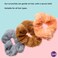 Goody Hair Scrunchie - 3 Count, Faux Fur - Help Keep Hairs In Place - Hair Accessories to Style With Ease and Keep Your Hair Secured - For All Hair Types - Pain Free