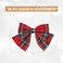 Scunci by Conair Tartan Bow Barrette - hair bows - holiday - gifts for teen girls - hair accessories for women - stocking stuffers - hair barrettes- red bow