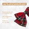 Scunci by Conair Tartan Bow Barrette - hair bows - holiday - gifts for teen girls - hair accessories for women - stocking stuffers - hair barrettes- red bow