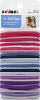 Scunci by Conair Effortless Beauty Large No-damage Pastel Elastics, Hair Ties for Women and Men, Elastic Hair Ties with Medium Hold, Colors May Vary, 30 Pack