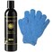 Tan Physics Sunless Tanner 8oz with Exfoliation Gloves &ndash; Self Tanning Lotion &ndash; Instant Tanning Lotion for Face &amp; Body &ndash; Natural Self Tanner for a Streak-Free, Long-Lasting Glow