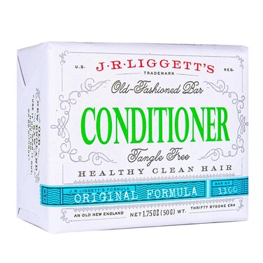 J&middot;R&middot;LIGGETT'S Hair Conditioner Bar - Dry Bar For Curly Hair - Plant Based Ingredients - Zero Waste, Sulfate &amp; Cruelty-Free Conditioner - 1.75 Ounces