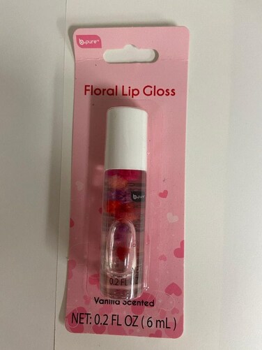 b.pure Floral Lip Gloss Vanilla Scented .2 oz