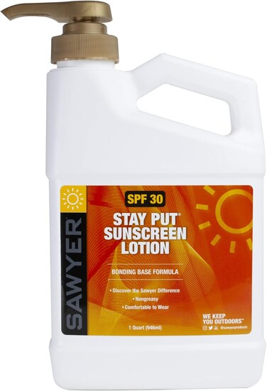 Sawyer Products SPF 30 Stay-Put Sunscreen Lotion