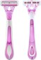 Pure Silk Contour 3 Premium Disposable Razor, 4 Count